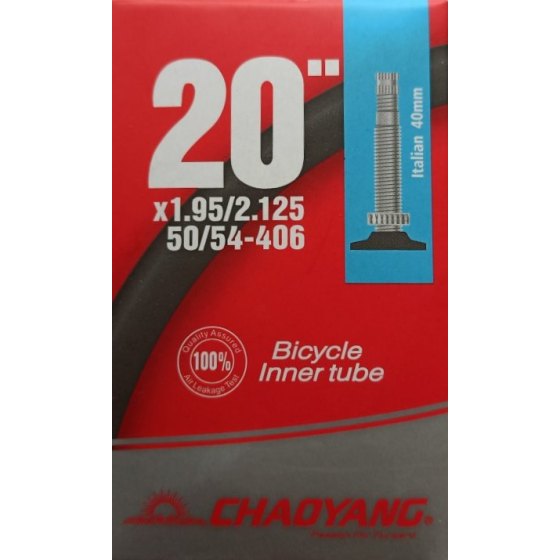 ChaoYang Camera d'aria MTB 20x1.95-2.125 Valvola Italia 40mm